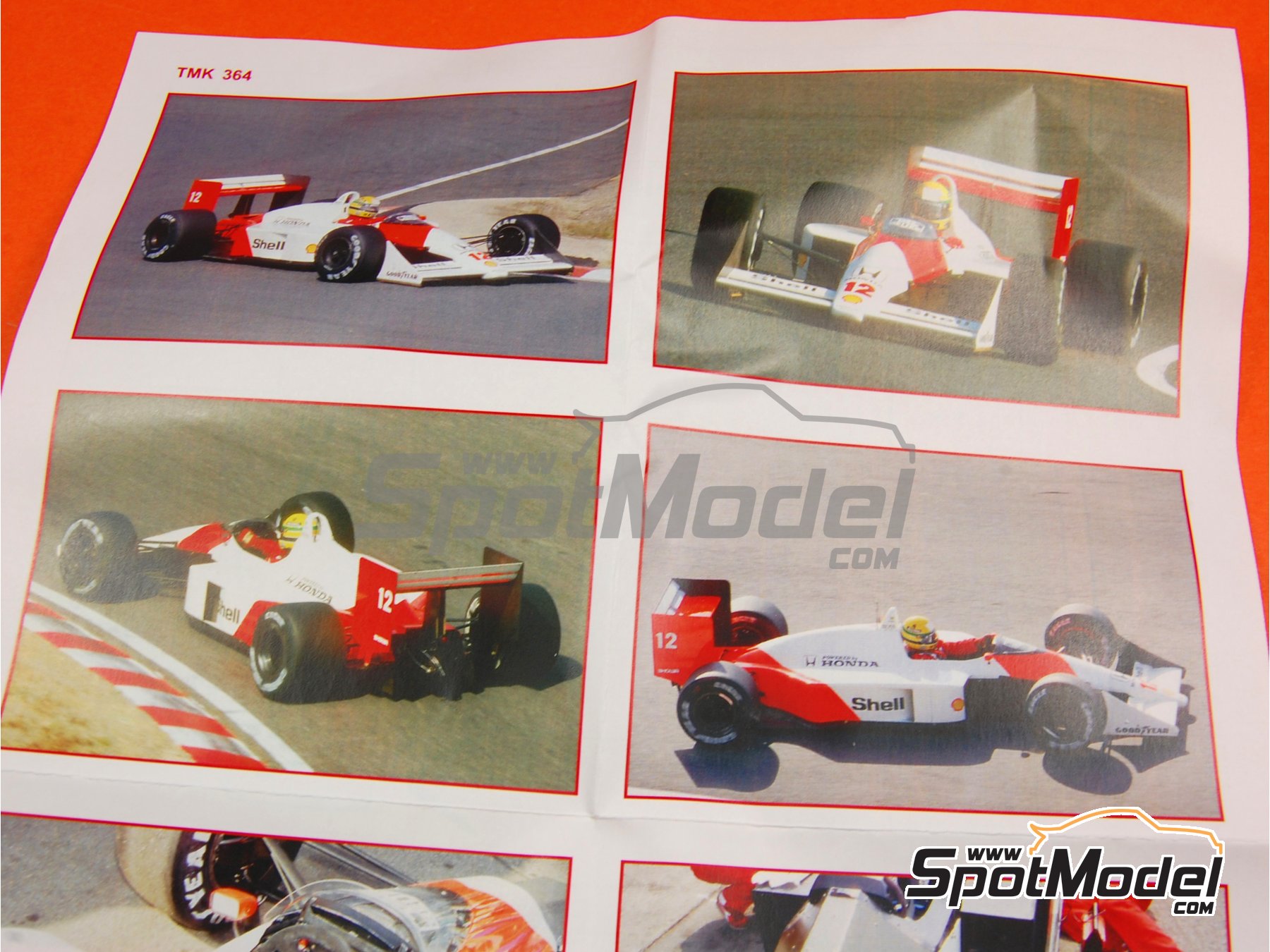 Tameo Kits TMK364: Car scale model kit 1/43 scale - McLaren Honda
